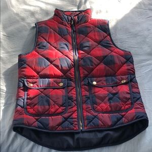 Plaid Vest